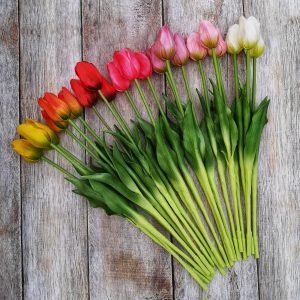 Gumi tulipán szálas 45 cm