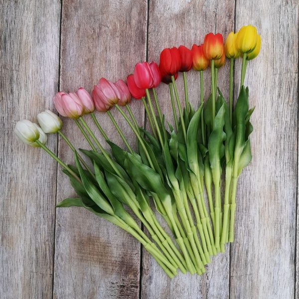 Gumi tulipán szálas 40 cm