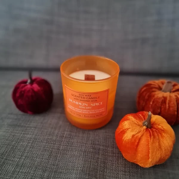 Pumpkin Spice illatgyertya Semi dry