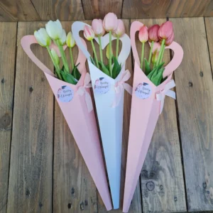 Nőnapi tulipán csokor 5 szál